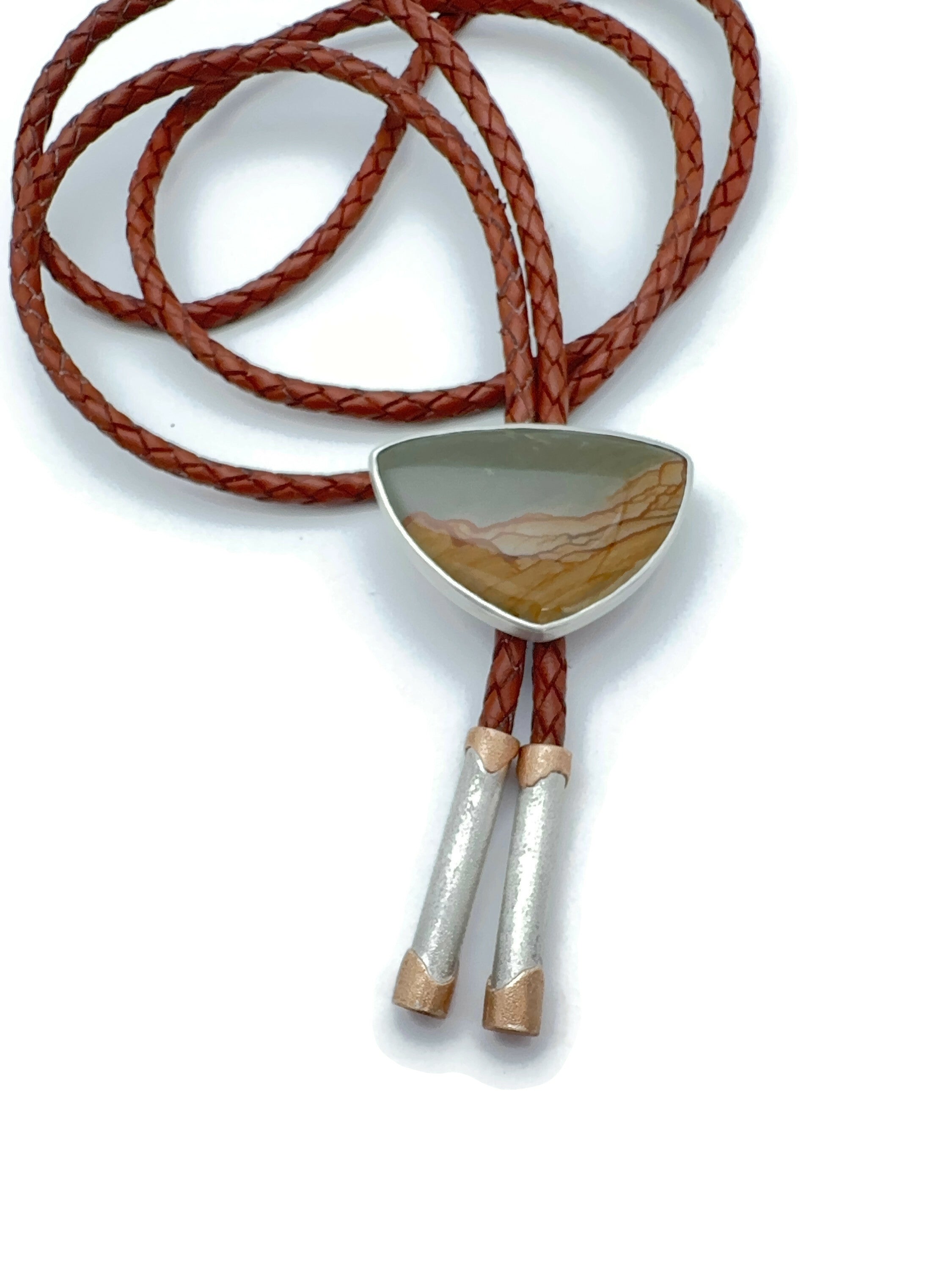 Cripple Creek Picture Jasper Bolo Tie