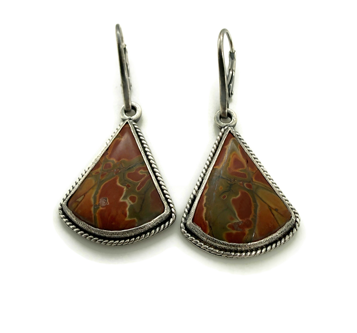 Autumn Mosaic — Cherry Creek Rhyolite Earrings