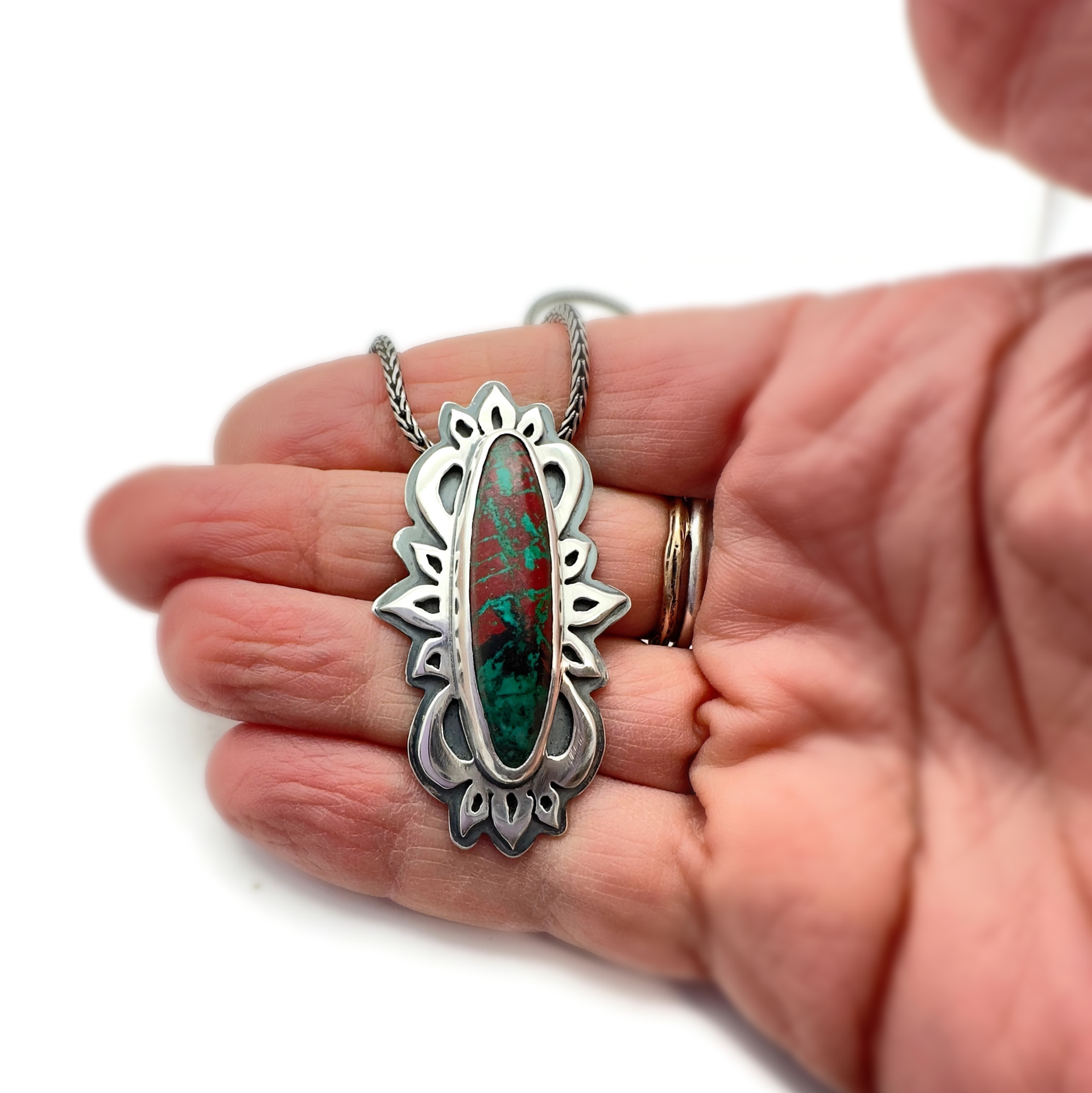 Sonora Sunrise and Sterling Silver Necklace