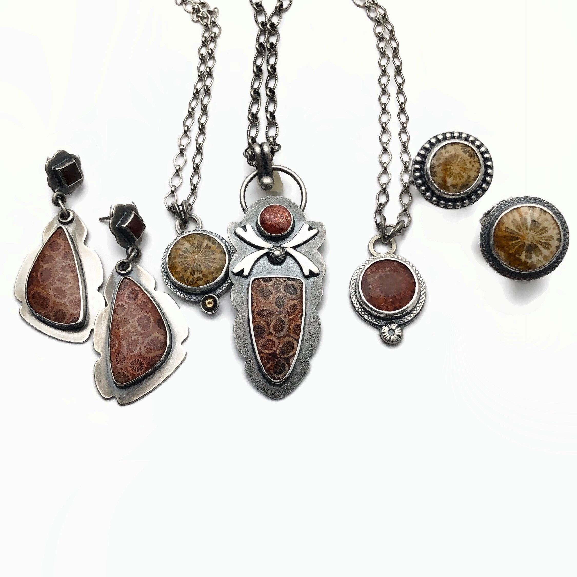 StoneBlossoms Jewelry inspired by nature and created in California's Eastern Sierra by Cathy Enright. Mammoth, Crowley Lake, Bishop