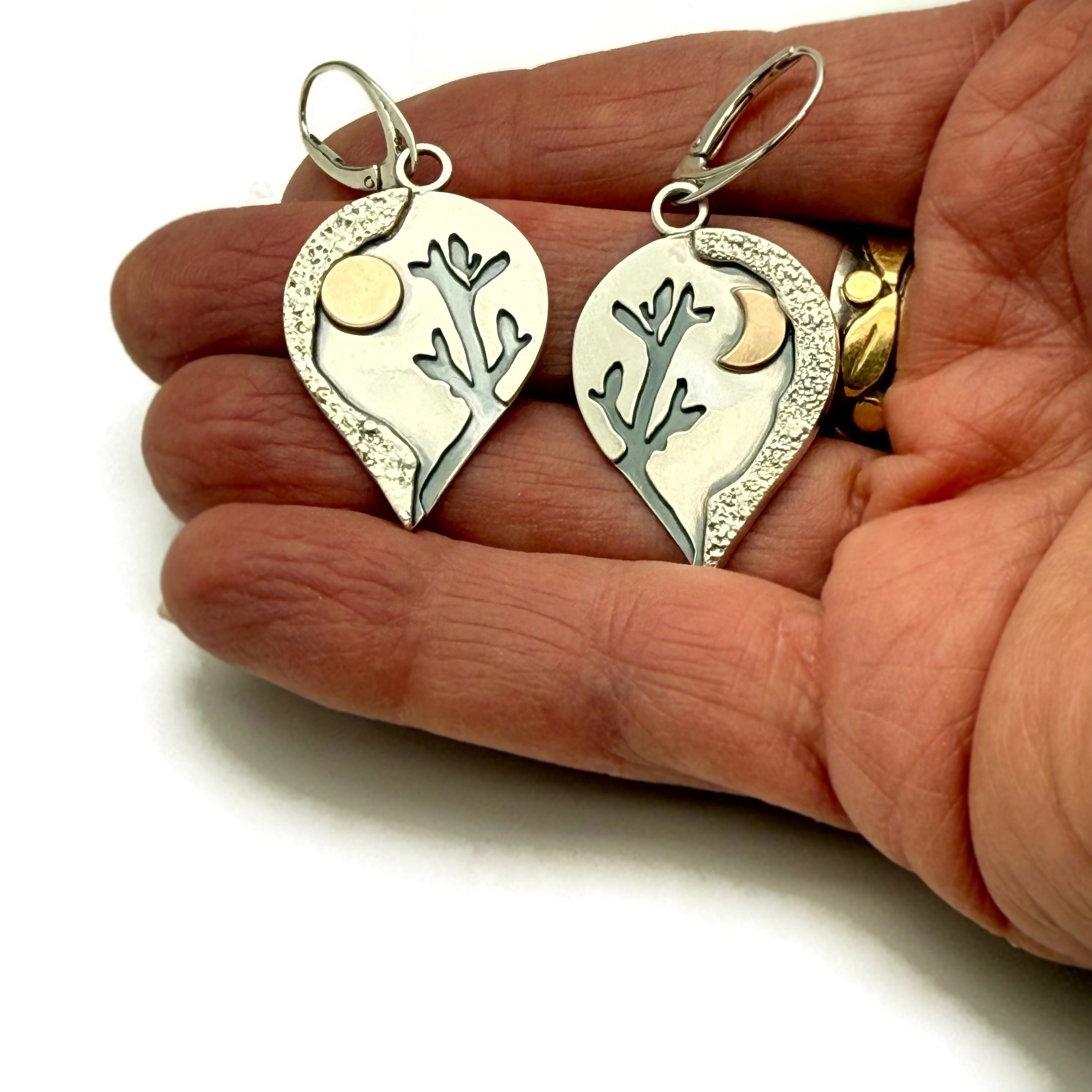 Budding Aspen Tree Earrings -Pair 1
