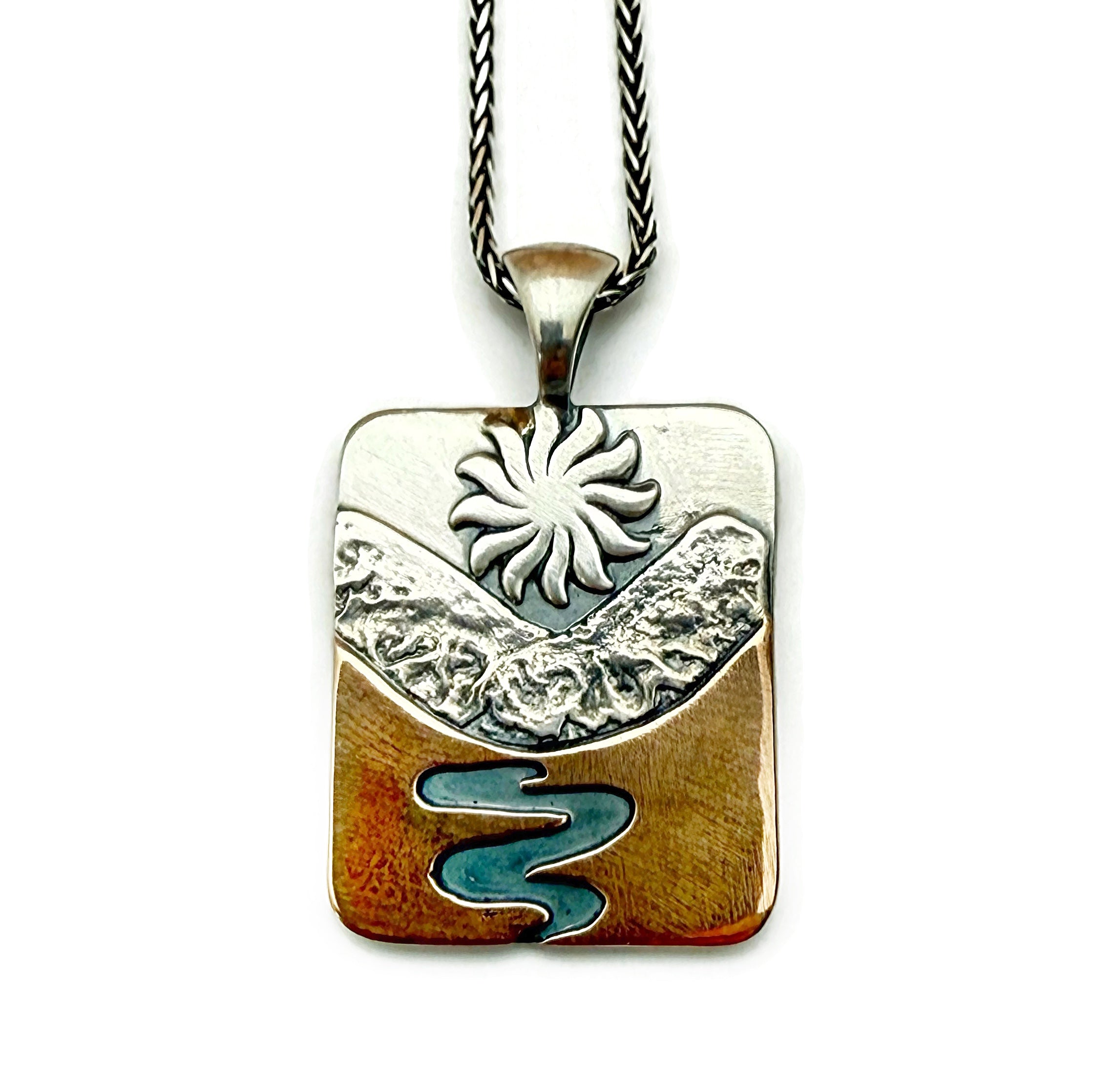 Alpine Necklace Sun Rising Over Peaks