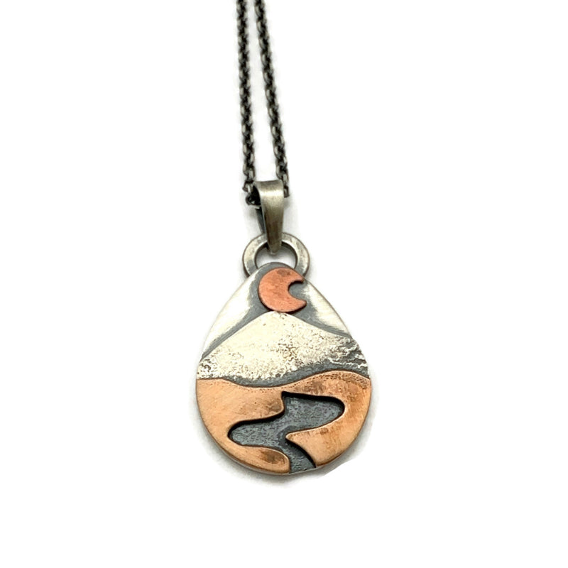 Crescent Moon Alpine Pendant
