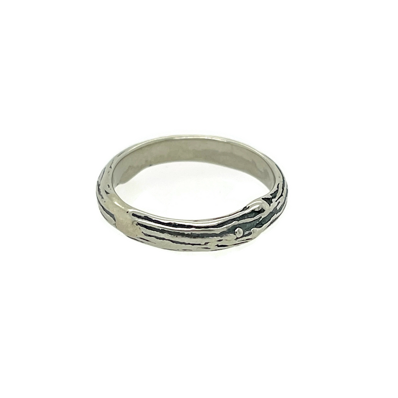 Sterling Silver Branch Stacker Ring Size 8