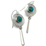 Hope Earrings - Sterling Silver and Turquoise