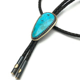 Kingman Turquoise Bolo Tie