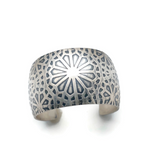 Sterling Silver Embossed Cuff Bracelet